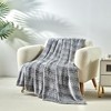 Takoda Sloth Micro Plush Decorative All Season Throw Blanket 50" x 60" Gray by Plazatex - 4 of 4
