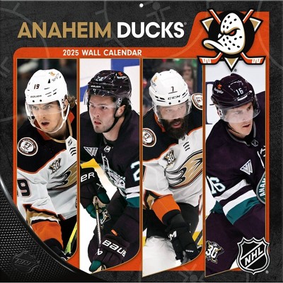 NHL Anaheim Ducks 2025 12"x12" Team Wall Calendar