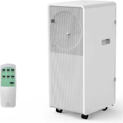 10,000 BTU Portable AC - Remote, 24H Timer, Sleep Mode, Dehumidifier, Cools 215 Sq.Ft, Includes Window Kit