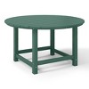 WestinTrends Malibu Kids Outdoor Patio Furniture HDPE 38" Wide Round Dining Table - 4 of 4