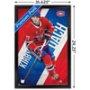 Trends International NHL Montreal Canadiens - Kirby Dach 23 Framed Wall Poster Prints - 3 of 4