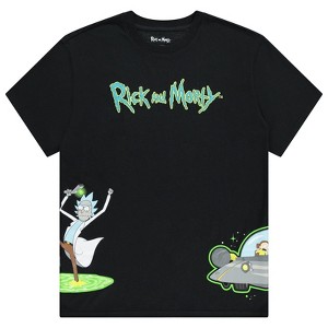Mens Rick and Morty T-Shirt - Rick and Morty Mens Fashion Shirt - Rick & Morty Classic Tee - 1 of 4