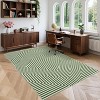 Large Area Rug Modern Abstract Living Room Rug Non Slip, Thin & Foldable & Washable, Low Pile Carpet, Indoor Decorative Printed Mat - 2 of 4