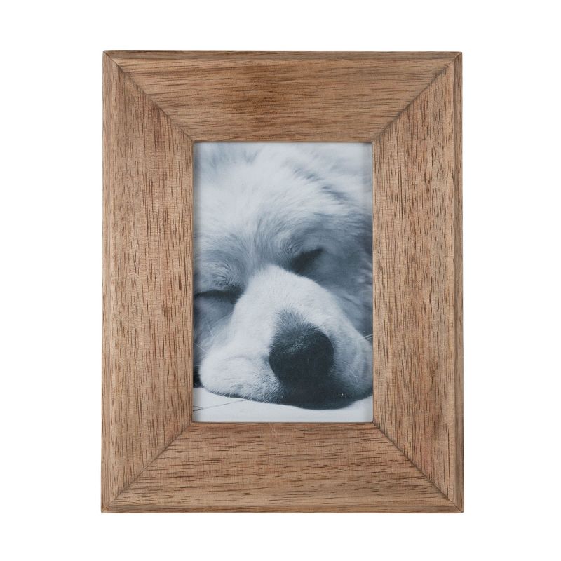 Natural 4X6 Photo Frame Natural Wood, MDF & Glass - Foreside Home & Garden, 1 of 8