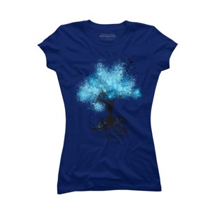 Junior's Design By Humans leaving home By alnavasord T-Shirt - 1 of 3