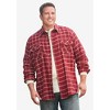 KingSize Men's Big & Tall Signature Plaid Flannel Shirt - 3 of 4