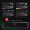 Paaaawaters Desktop Soundbar, 2.0 Channel Computer Speaker with Dynamic Lighting Bar Audio-Light Sync/Display, Touch-Control Backlit - 4 of 4