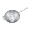 Mauviel M'Cook 12.5 Inch Stainless Steel Wok With Long Handle And Helper Handle - 3 of 4