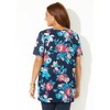 Catherines Women's Plus Size Easy Fit Teardrop Tunic - 3 of 4