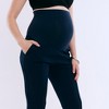 Women's Mia Secret Fit Over the Belly Slim Straight Leg Pant | Motherhood Maternity - 4 of 4