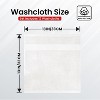 12-Pack Luxury Wash Cloths for Showering, 100% Cotton Soft and Absorbent Face Tow - 2 of 4