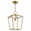 Livex Lighting Devonshire 1 - Light Pendant in  Antique Brass - 4 of 4