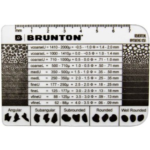 Brunton Grain Size Card - 1 of 1