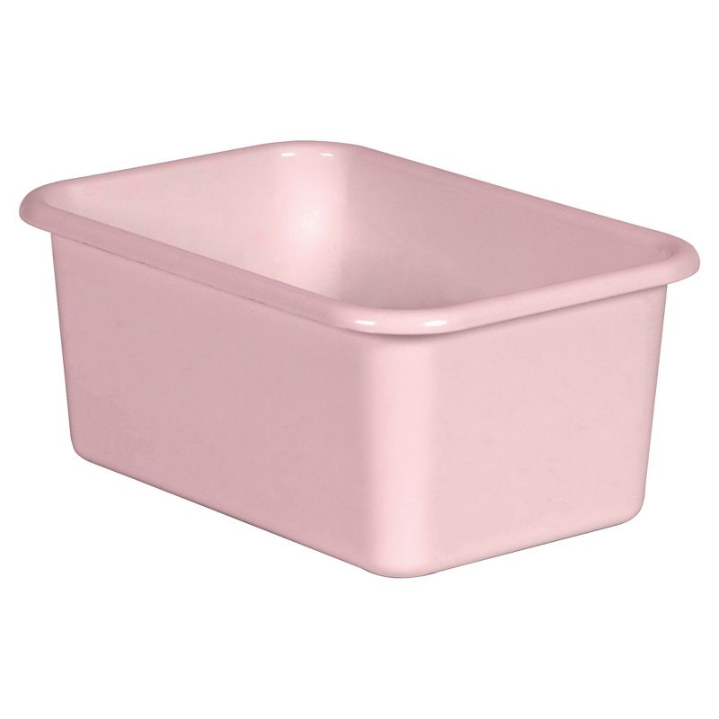 Teacher Created Resources® Blush Small Plastic Storage Bin, Pack of 6, 2 of 3