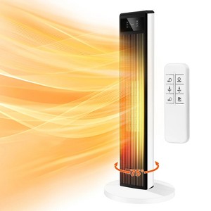 SKONYON 1500W 29" Space Heater with Thermostat and Remote - 1 of 4
