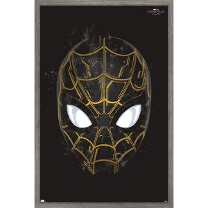 Trends International Marvel Spider-Man: No Way Home - Black Mask Framed Wall Poster Prints - 1 of 4