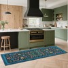 Area Rugs for Living Room Bedroom Washable Floral Rug Soft Non Slip Low Pile Throw Rug Home Decor - 2 of 4