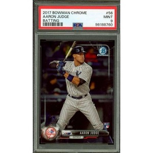 Aaron Judge Rookie Card 2017 Bowman Chrome #56 PSA 9 - 1 of 2