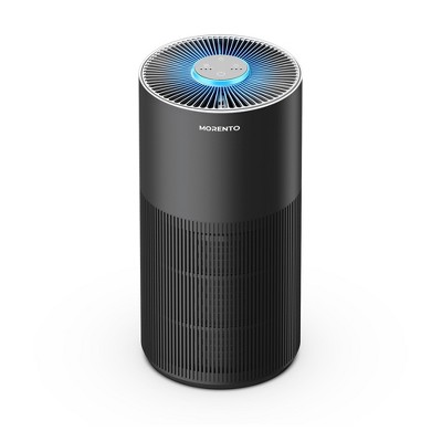MORENTO Air Purifiers for Home Large Room, Air Cleaner with 7 Color Night Light,KALO,Black,1 Pack