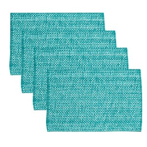 Two Tone Cotton Woven 13x19 Placemat Sets by Sweet Home Collection® - 1 of 4
