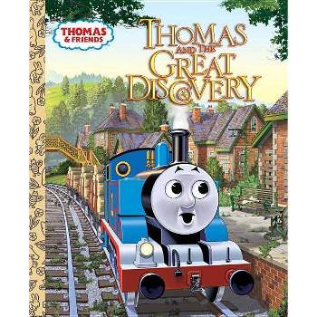 Thomas and the Great Discovery (Thomas & Friends) - (Little Golden Book) by  W Awdry (Hardcover)