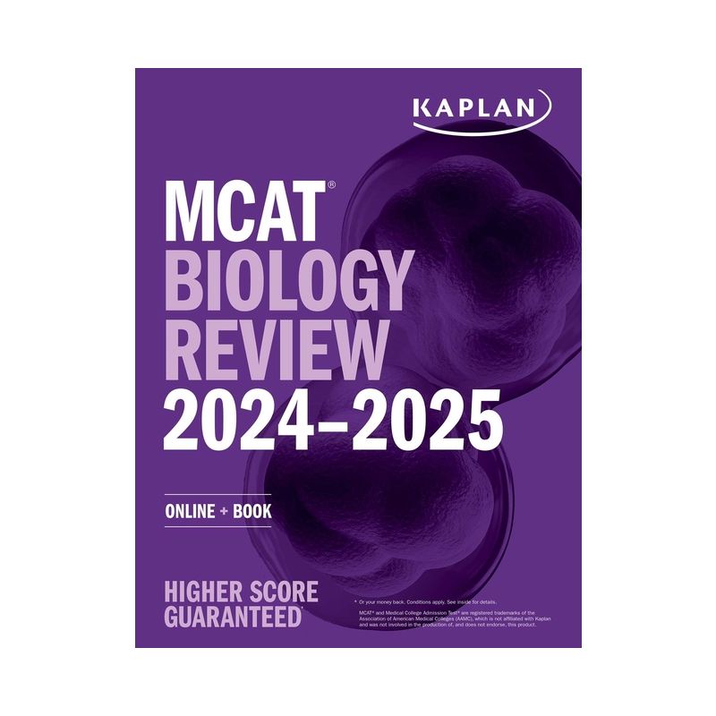 MCAT Biology Review 2024-2025 - (Kaplan Test Prep) by  Kaplan Test Prep (Paperback), 1 of 2