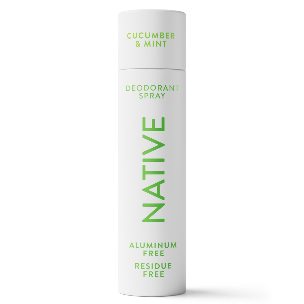 Photos - Deodorant Native Spray  for Women & Men - Cucumber & Mint - Aluminum-Free 3.5oz 