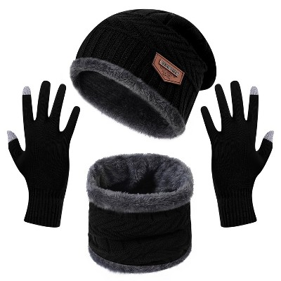 Wesiti 32 Pcs Winter Beanie Hat Scarf Gloves Sets For Women Warm Fleece...