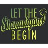 Women's Lost Gods St. Patrick's Day Let the Shenanigans Begin Racerback Tank Top - 2 of 4