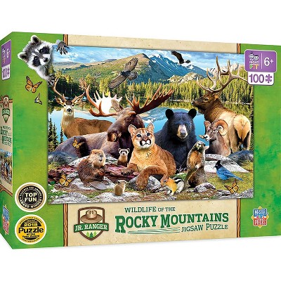 MasterPieces Inc Wildlife of Rocky Mountain National Park 100 Piece Jigsaw Puzzle