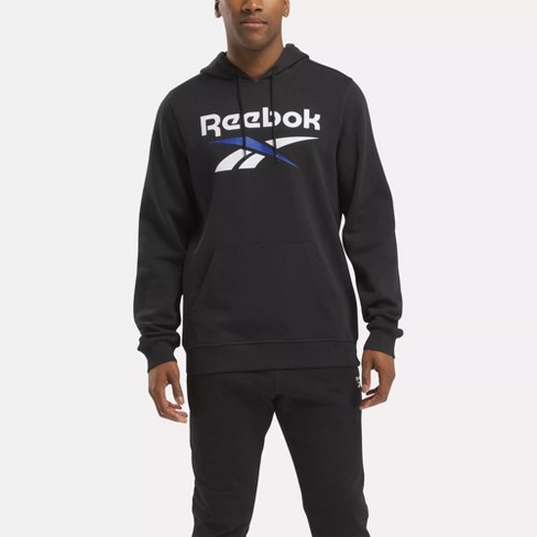 Reebok Identity Fleece Stacked Logo Pullover Hoodie : Target