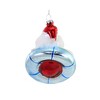 4.0 Inch Santa Floaty Innertube Beach Christmas Tree Ornaments - 2 of 3