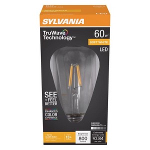 Sylvania TruWave ST19 E26 (Medium) LED Bulb Soft White 60 Watt Equivalence 1 pk - 1 of 1