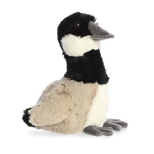 Aurora Small Honks Canadian Goose Mini Flopsie Adorable Stuffed Animal Black and Gray 7" - 1 of 4
