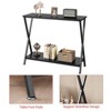 Sofa Tables – Slim Long Console Table for Behind Couch, 2-Tier Industrial Design Entryway Console Table for Living Room, Hallway, and Foyer - 4 of 4