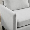 Hyleory 3-Seater L-Shaped Sectional Sofa with Chaise, Small Linen-Look Fabric Couch for Living Room or Studio - 4 of 4