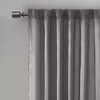 Fully Embroidered Luxurious Tree Branch Pattern Window Curtain Panel, Faux Silk Textured Light Filtering Curtain for All Seasons - 4 of 4