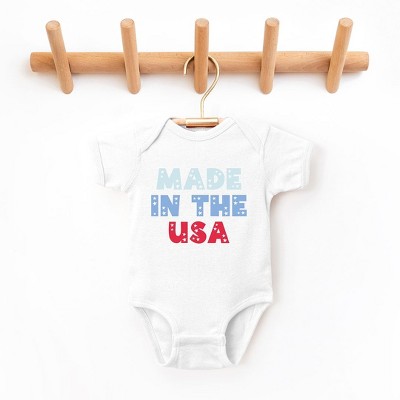 The Juniper Shop Made In The USA Pastel Baby Bodysuit