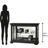 Howard Miller Underhill Ii Curio Cabinet 680594 Black Satin - 2 of 2