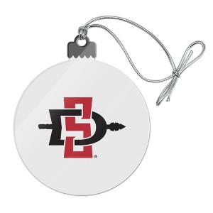 San Diego State University Primary Logo Acrylic Christmas Tree Holiday Ornament - 1 of 4