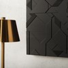 Emery 31.5" Wood/Resin Wall Decor - WDC5023 - Black - Safavieh - 3 of 4