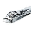 Unique Bargains Metal Manicure Tool Slanted Edge Nail Cutter Silver Tone - 4 of 4