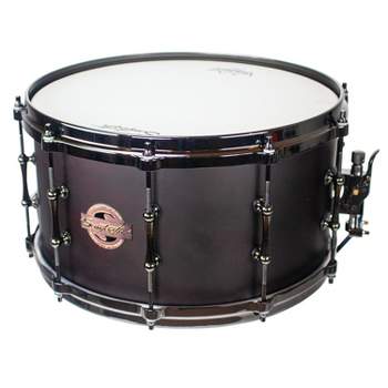 Sawtooth Hickory Series Snare Drum 14" x 7.5", Satin Dark Chocolate