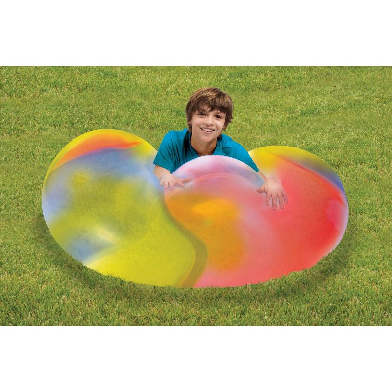 Wubble Groovy Ball with Pump - Red/White/Blue, 5 of 7