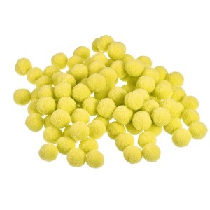 Unique Bargains Home Crafts Handcrafts Project DIY Polyester Felt Balls Beads 100 Pcs - 1 of 4