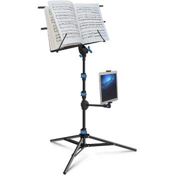IA Stands Folding Music Sheet Stand with Interchangeable Tablet Holder
