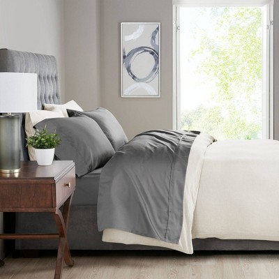 Charcoal Full Cotton Blend 525 Thread Count Sheet Set