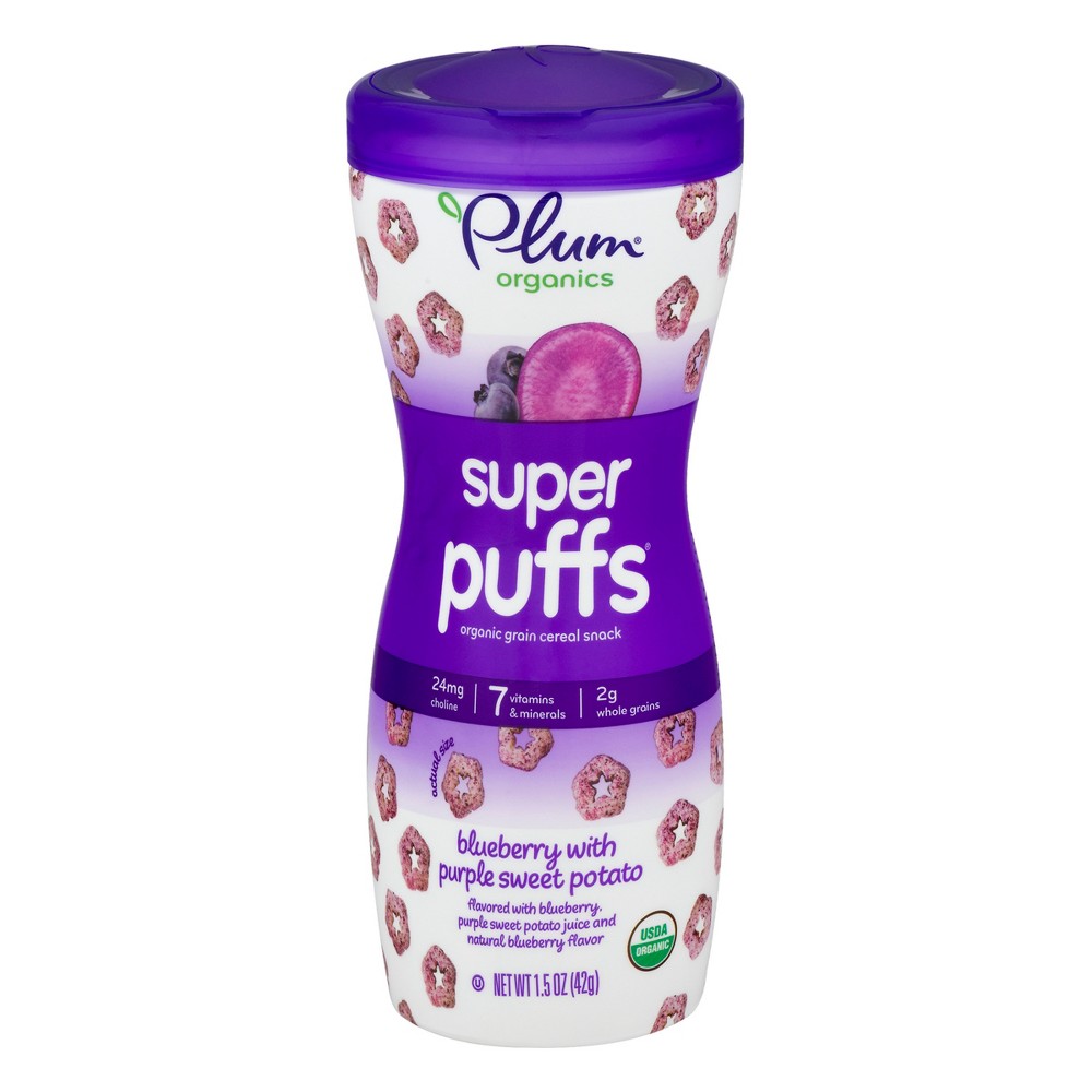 UPC 846675000132 product image for Plum Organics Baby Super Puffs - Blueberry & Purple Sweet Potato 1.5oz | upcitemdb.com