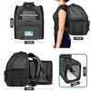 PetAmi Expandable Pet Backpack Carrier for Dog Cat, Airline Approved Travel Hiking Carrying Small Medium Puppy Kitten Extended Back Pack - 2 of 4