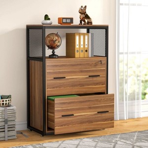 Hommoo 2-Drawer File Cabinet, Letter/Legal / A4 Size Filing Cabinet with Lock - 1 of 4